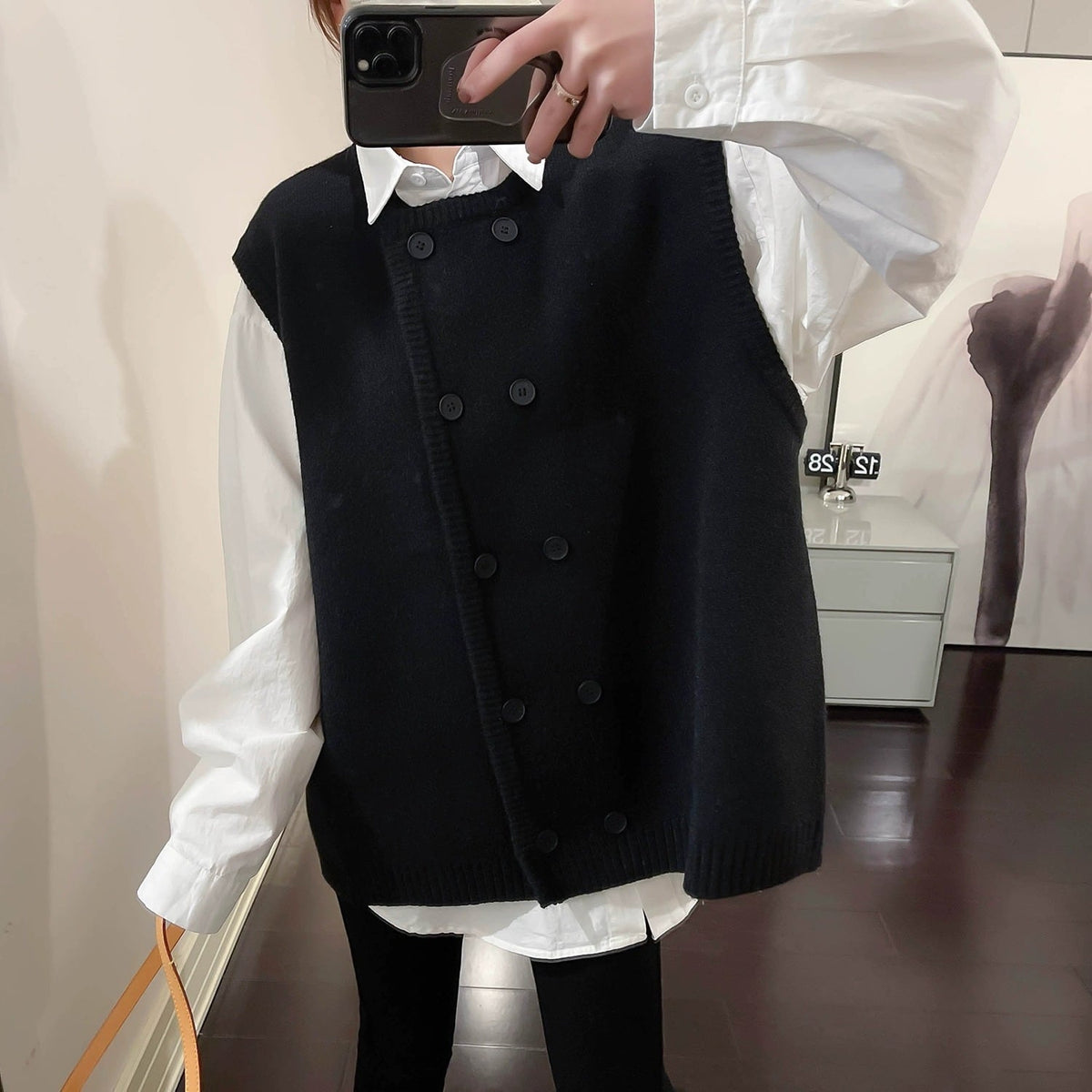 【tops】ニットベスト　M25834