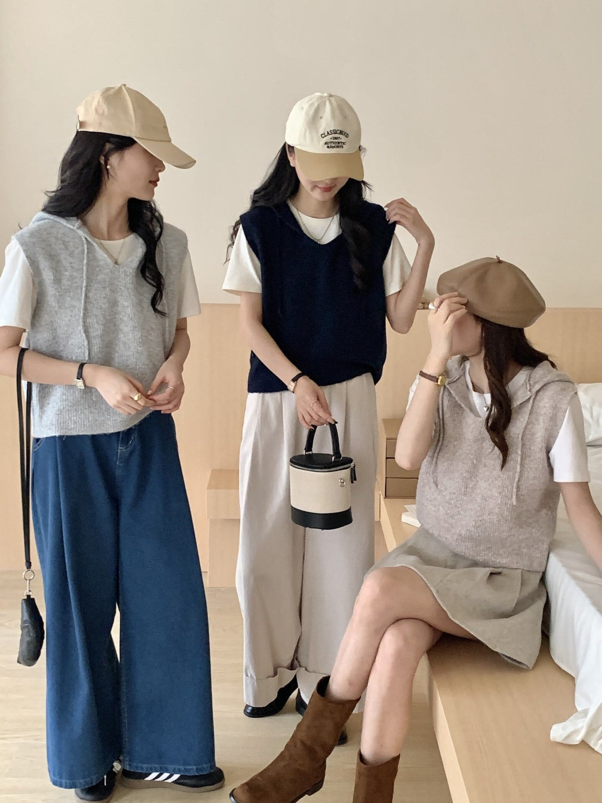 【tops】ニットベスト　M25922