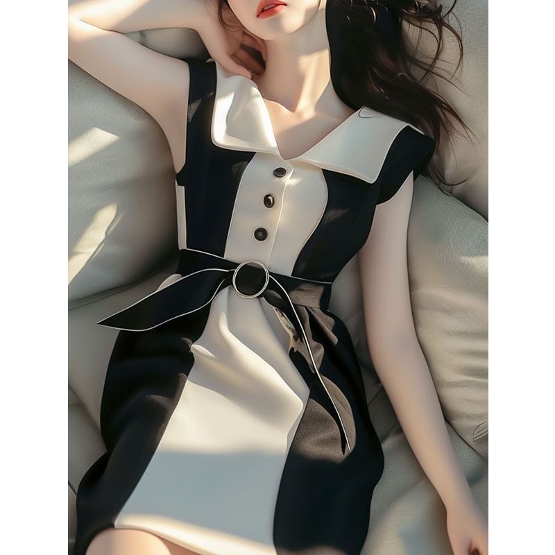【dress】切り替えデートワンピース　M24249