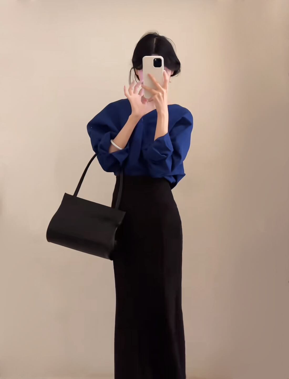 【set】Ⅴネックシャツ×ロングスカートセット     N3006