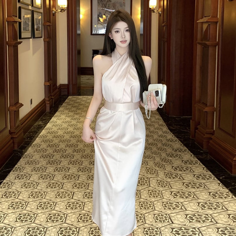 【dress】Aラインキャミワンピース G21084