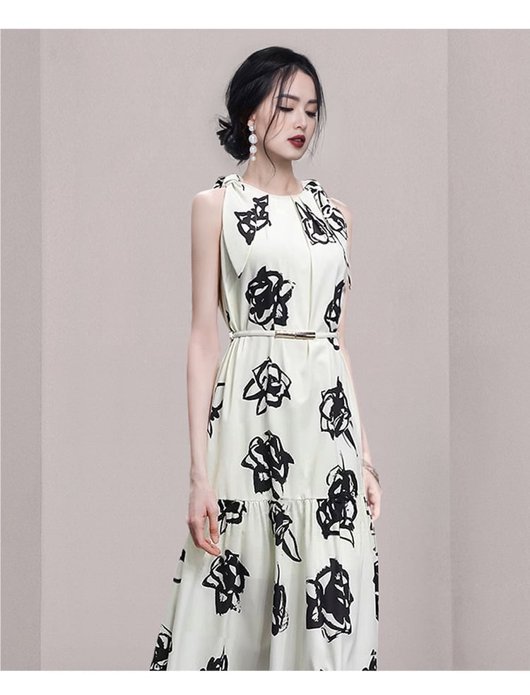 【dress】ノースリーブワンピース　M24357