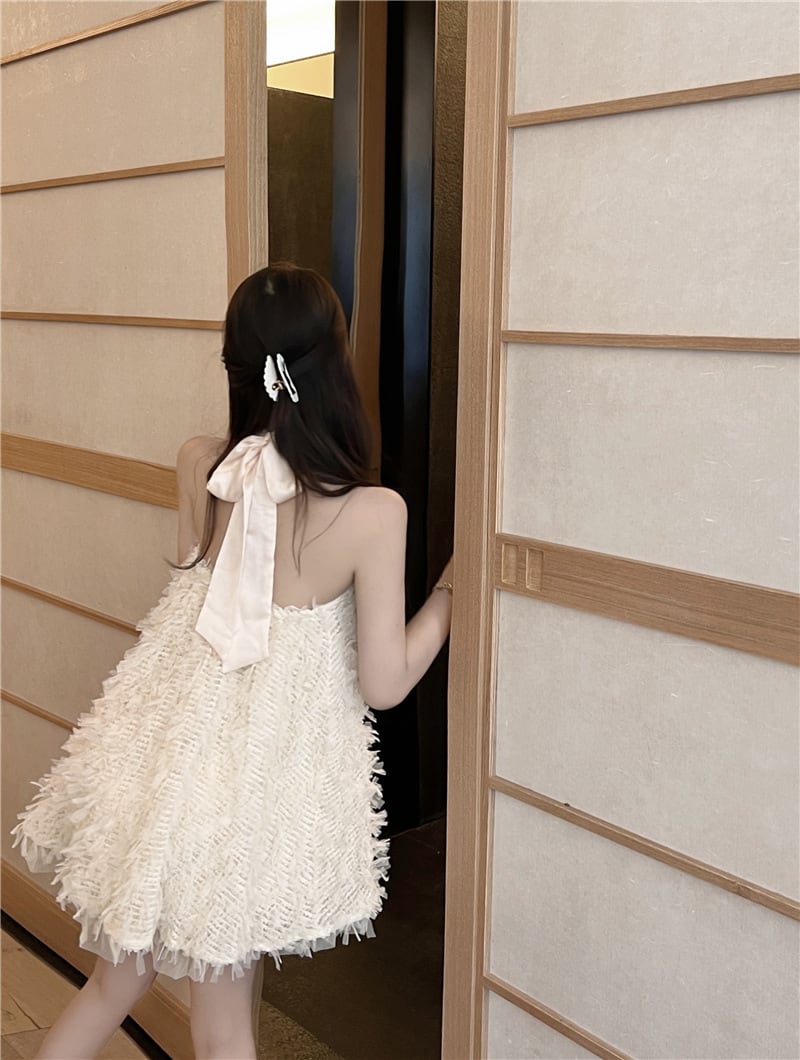 【dress】リボン付きワンピース　M24121