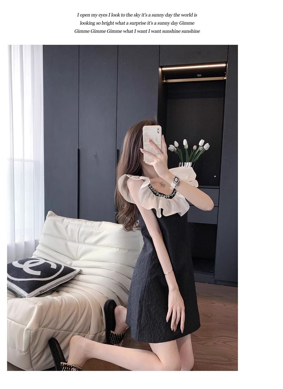 【dress】フリルワンピース　M24263