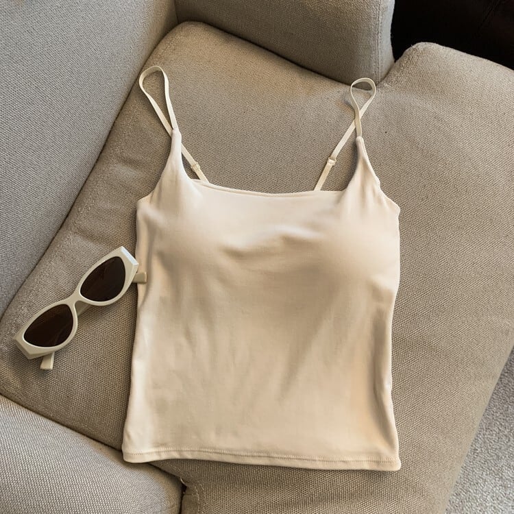 【tops】カップ付きキャミソール　M29523