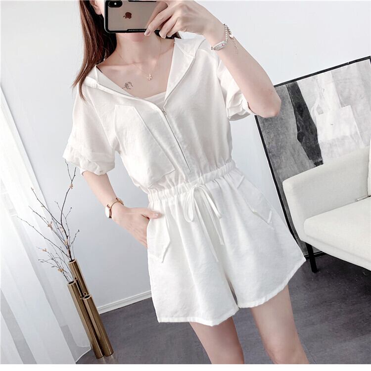 【set】ファッション好感度UP!気質満点ルーズ着痩せオールインワン G1047