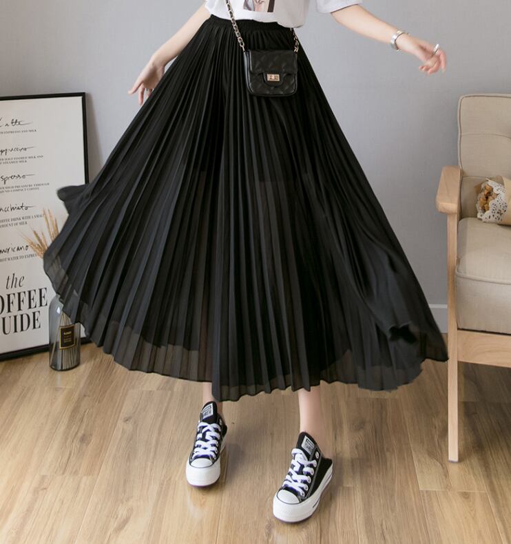 【bottoms】絶対欲しいシンプルカジュアル無地合わせやすいハイウエスト九分丈ガウチョパンツF0066