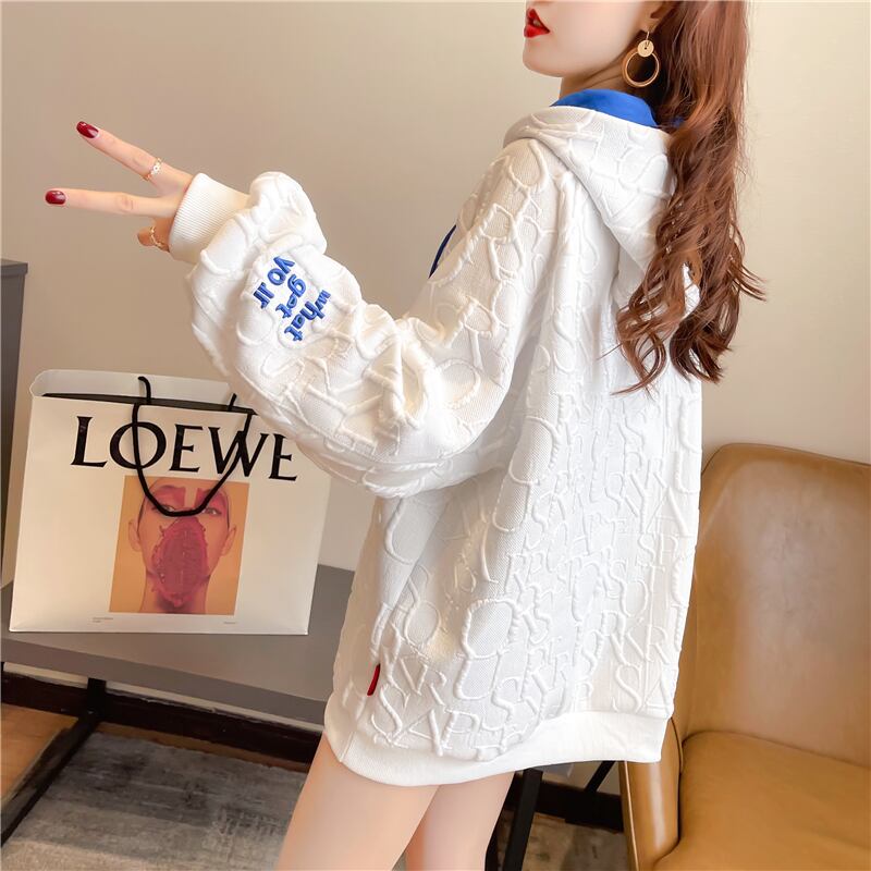 【tops】着回し力抜群!韓国系スウィートデザイン薄手パーカー G1620