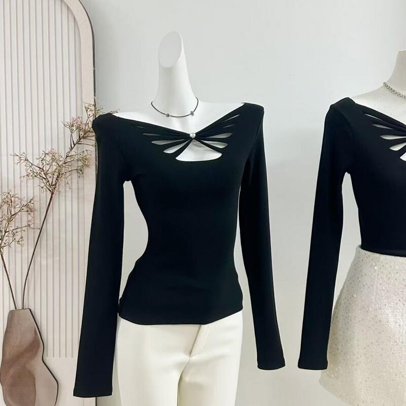 【tops】フロントカットトップス Q7634