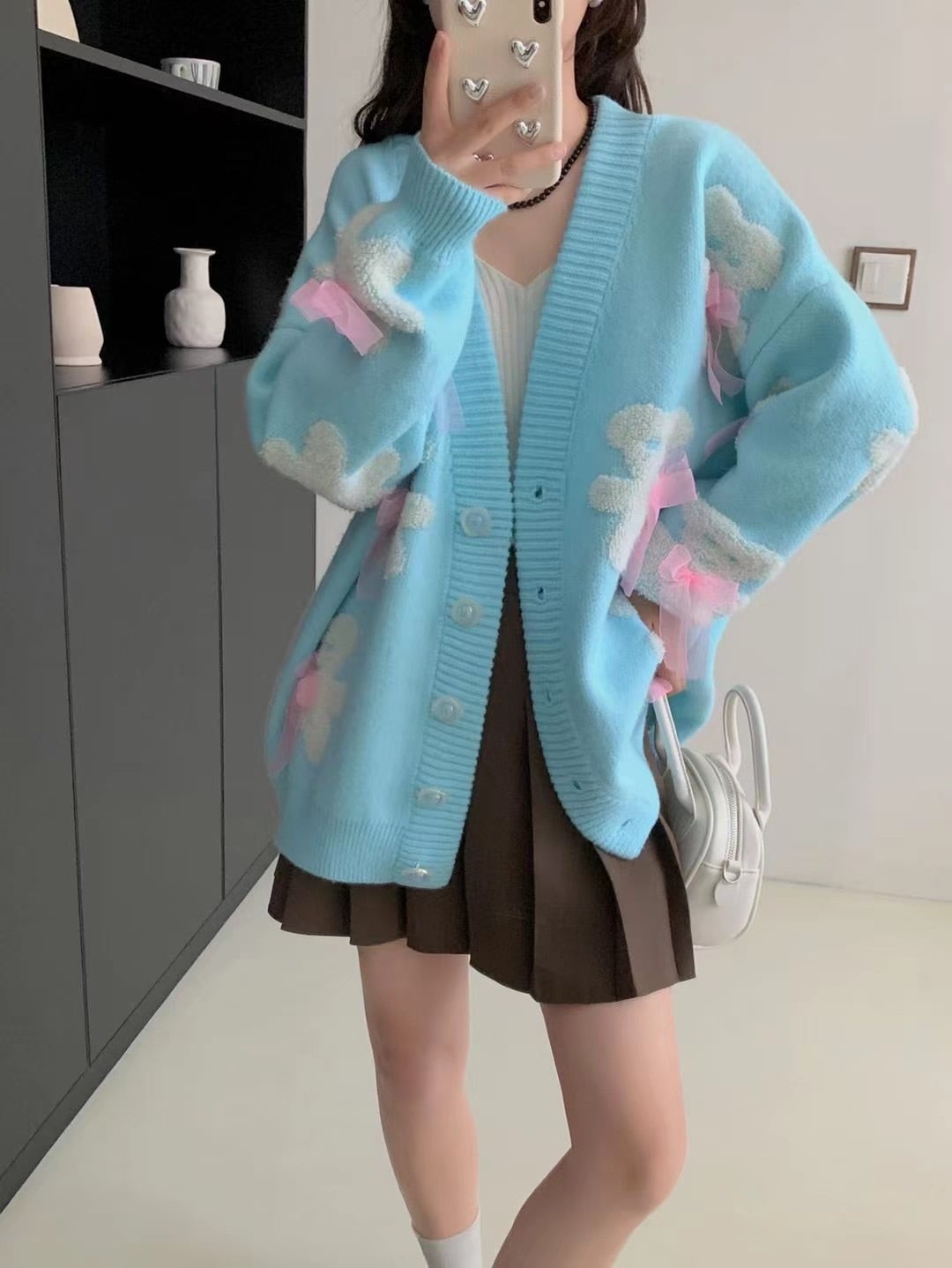 【outer】ニットカーデ　M25846