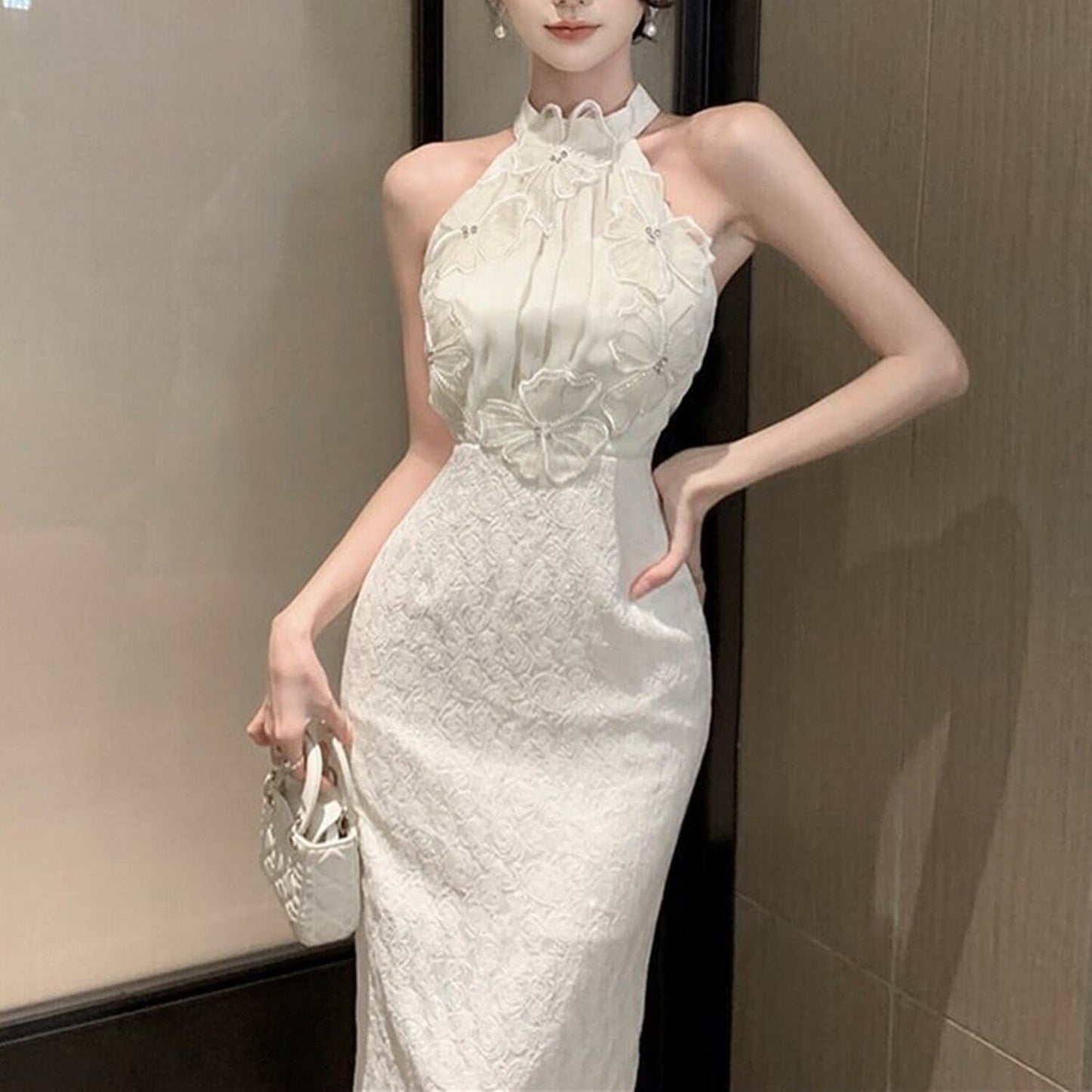 【dress】ノースリーブワンピース　M22467