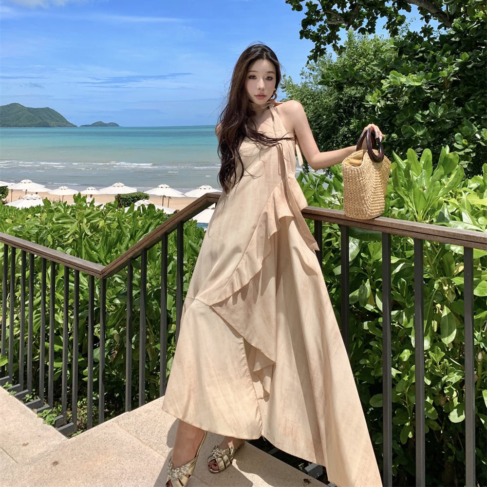 【dress】フリルワンピース　M25305