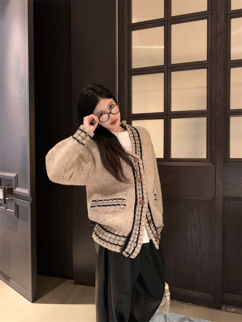 【outer】ニットカーデ　M28122
