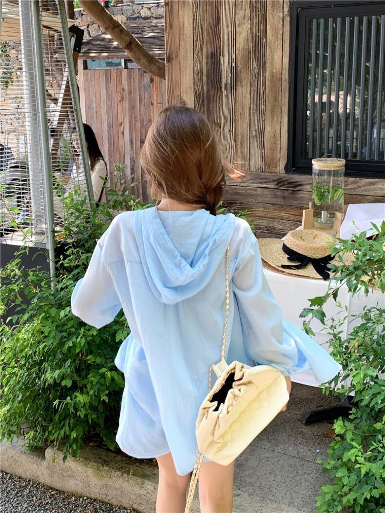 【set】ブラウスアウター+キャミソール+ショートパンツ3点セットG21290