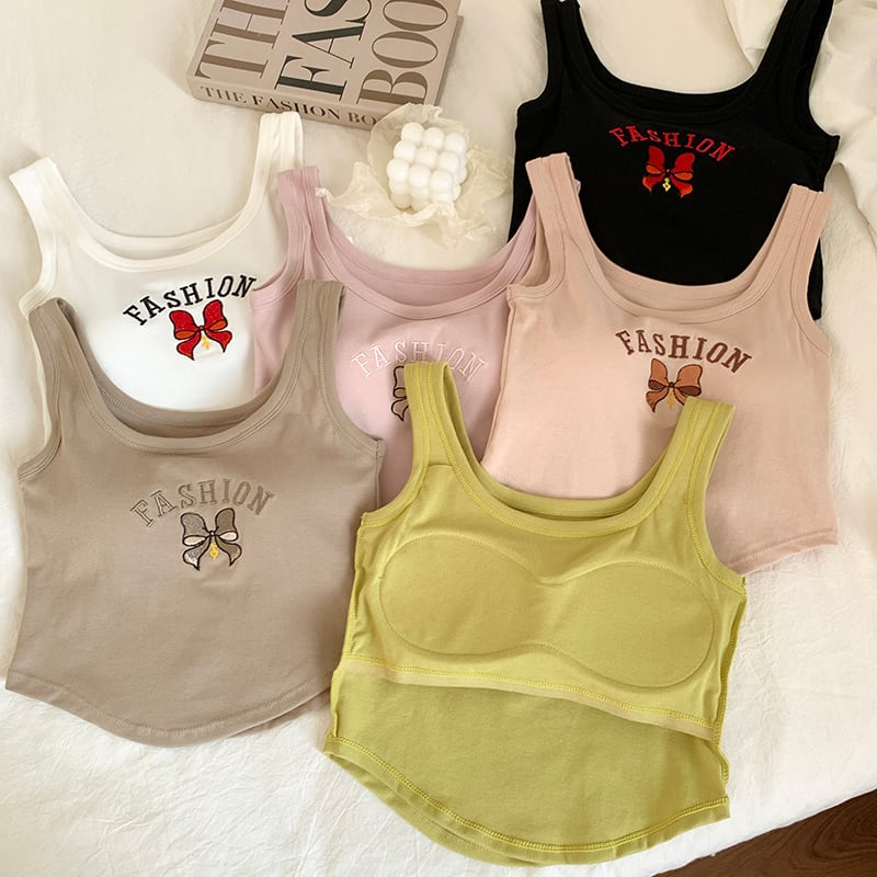 【tops】プリントキャミソール　M25085