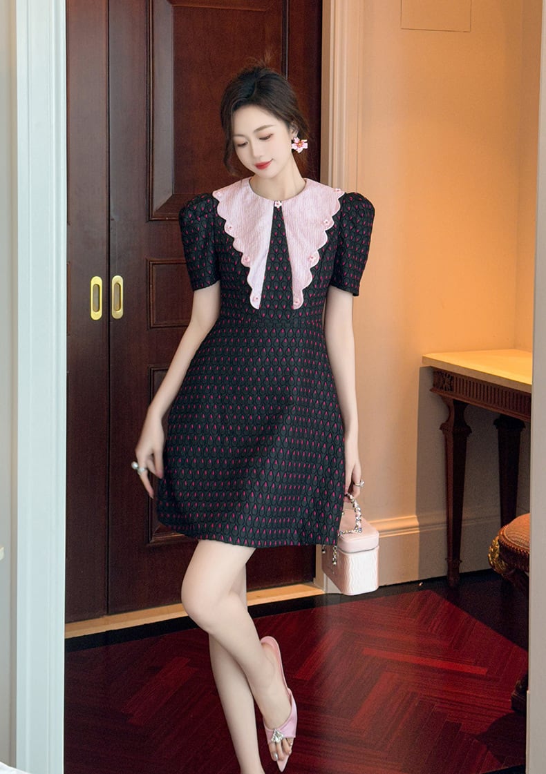【dress】ドールカラーワンピース　M25070