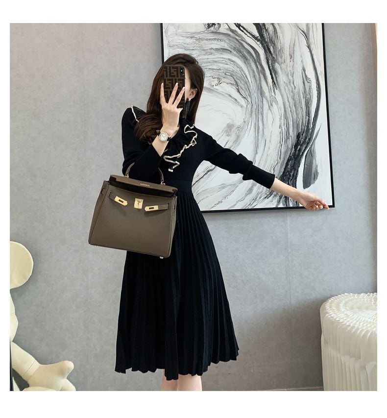 【dress】ニットワンピース　M25500