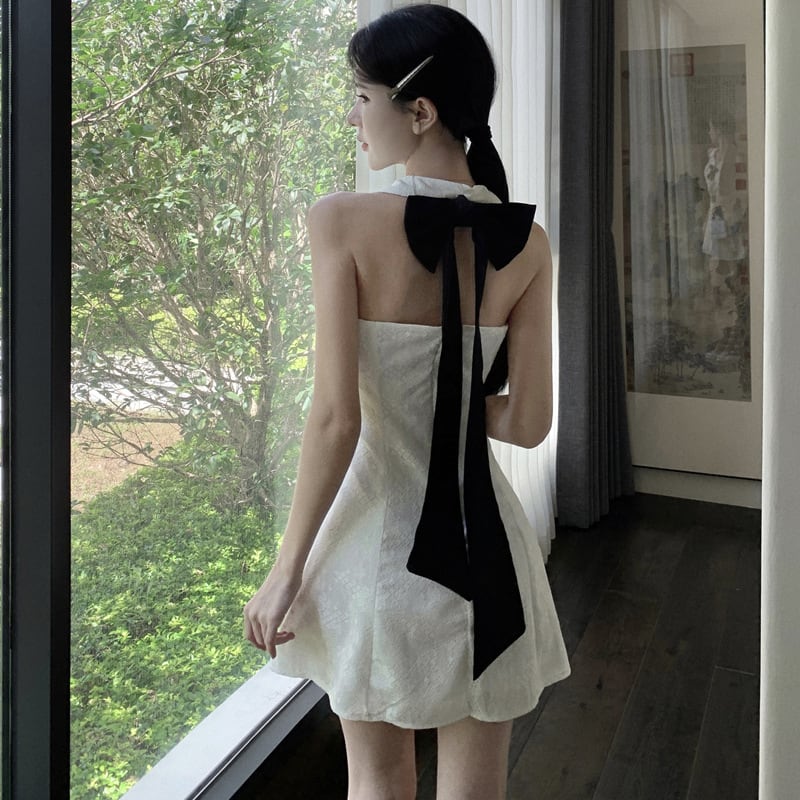 【dress】リボン付きワンピース　M24320
