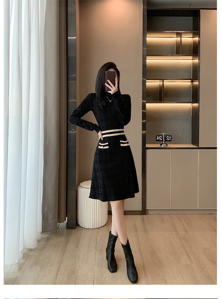 【dress】ニットワンピース　M25422