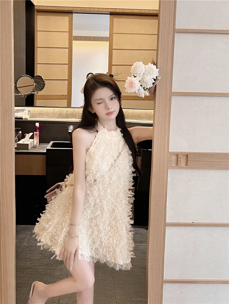 【dress】リボン付きワンピース　M24121
