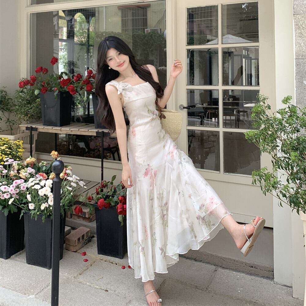 【dress】花柄デートワンピース　M29982