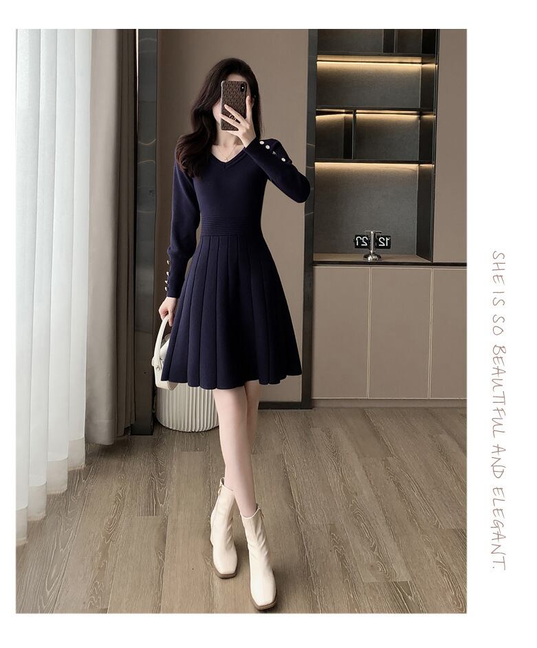 【dress】ニットワンピース　M18909
