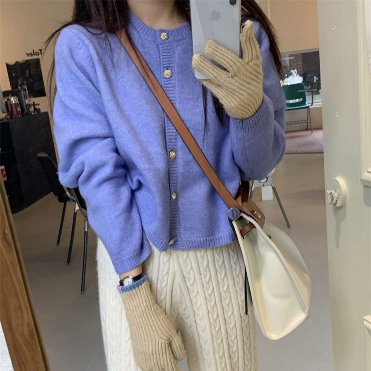 【outer】ニットカーデ　M27233