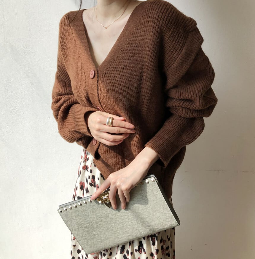 【outer】ニットカーデ　M17962