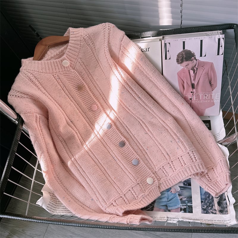 【outer】ニットカーデ　M25647