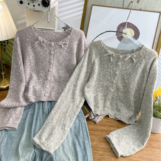 【outer】ニットカーデ　M25537