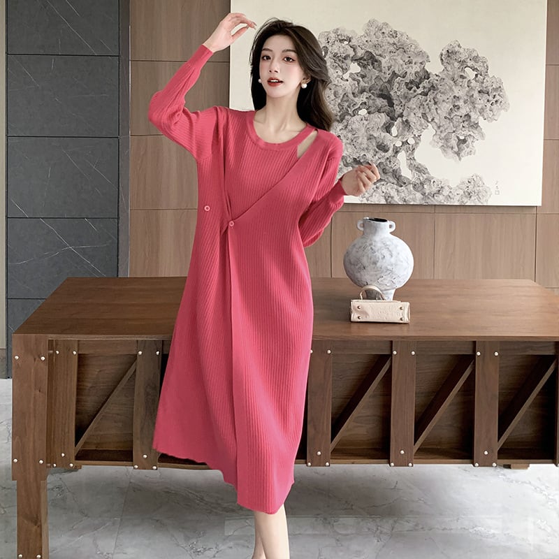【dress】ニットワンピース　M26054