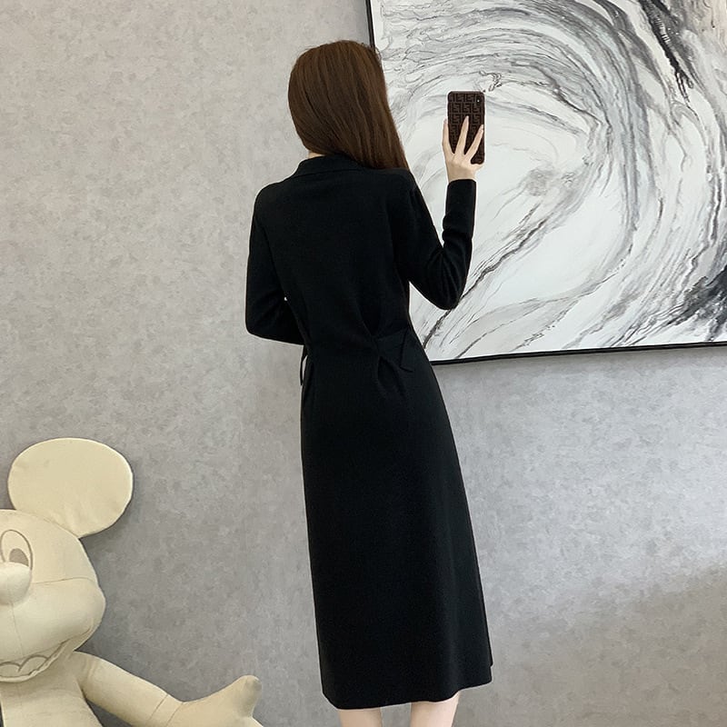 【dress】ニットワンピース　M25381