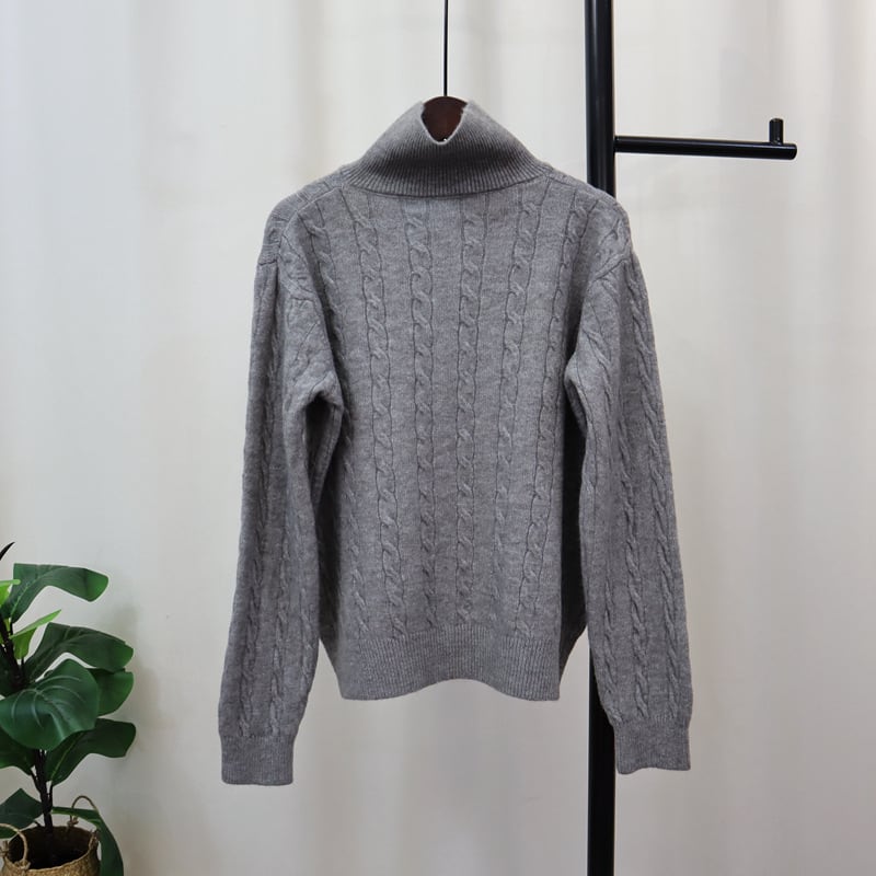 【tops】ファスナーニットセーター　M26849