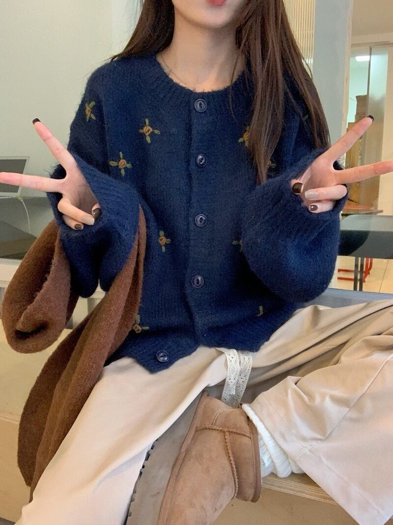 【outer】ニットカーデ　M26981