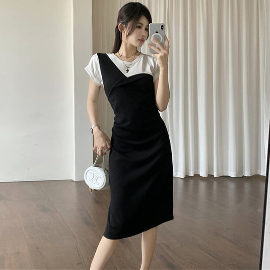 【dress】切り替えTシャツワンピース G20718