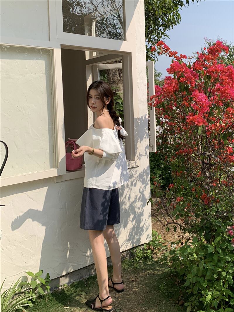 【tops】フリルブラウスG20469