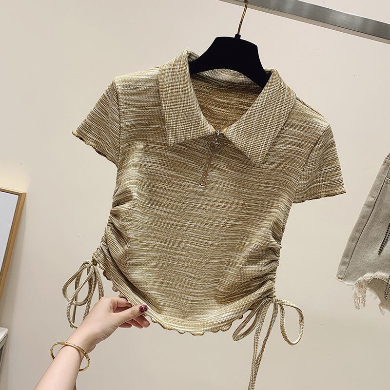 【tops】POLOネックTシャツG20675