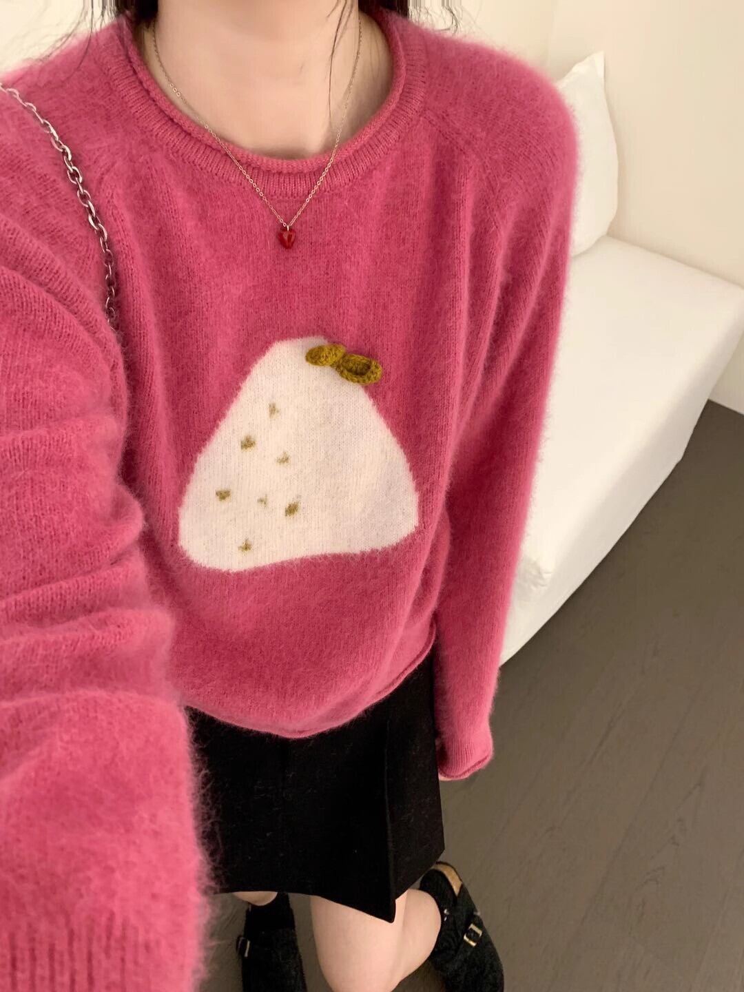【tops】クルーネックニットセーター　M28996