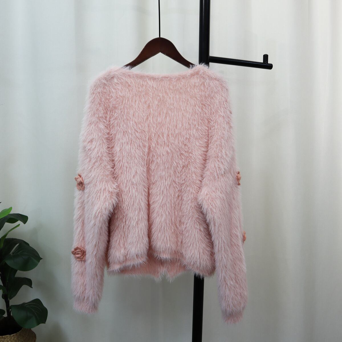 【outer】シャギーニットカーデ　M18508