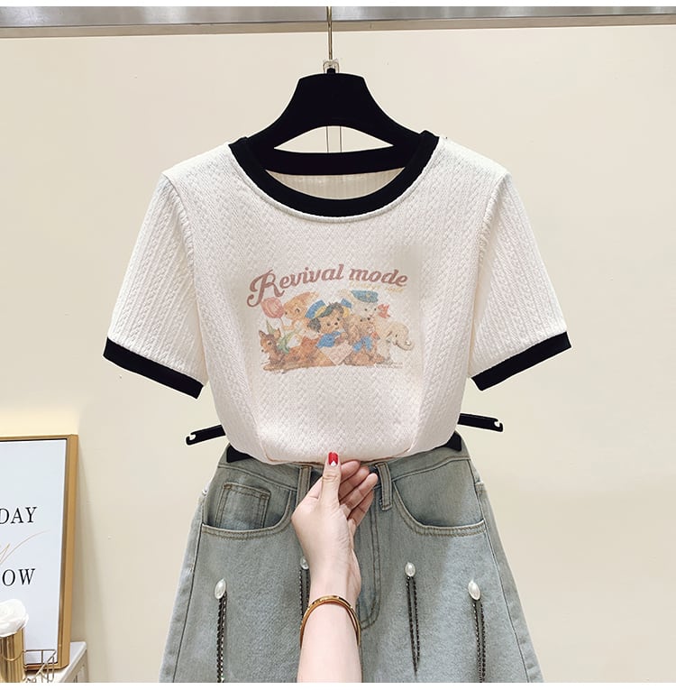 【tops】カートゥーンTシャツG20197