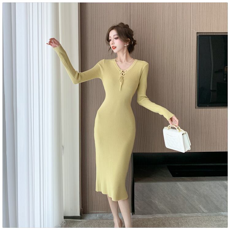 【dress】ニットワンピース　M18562