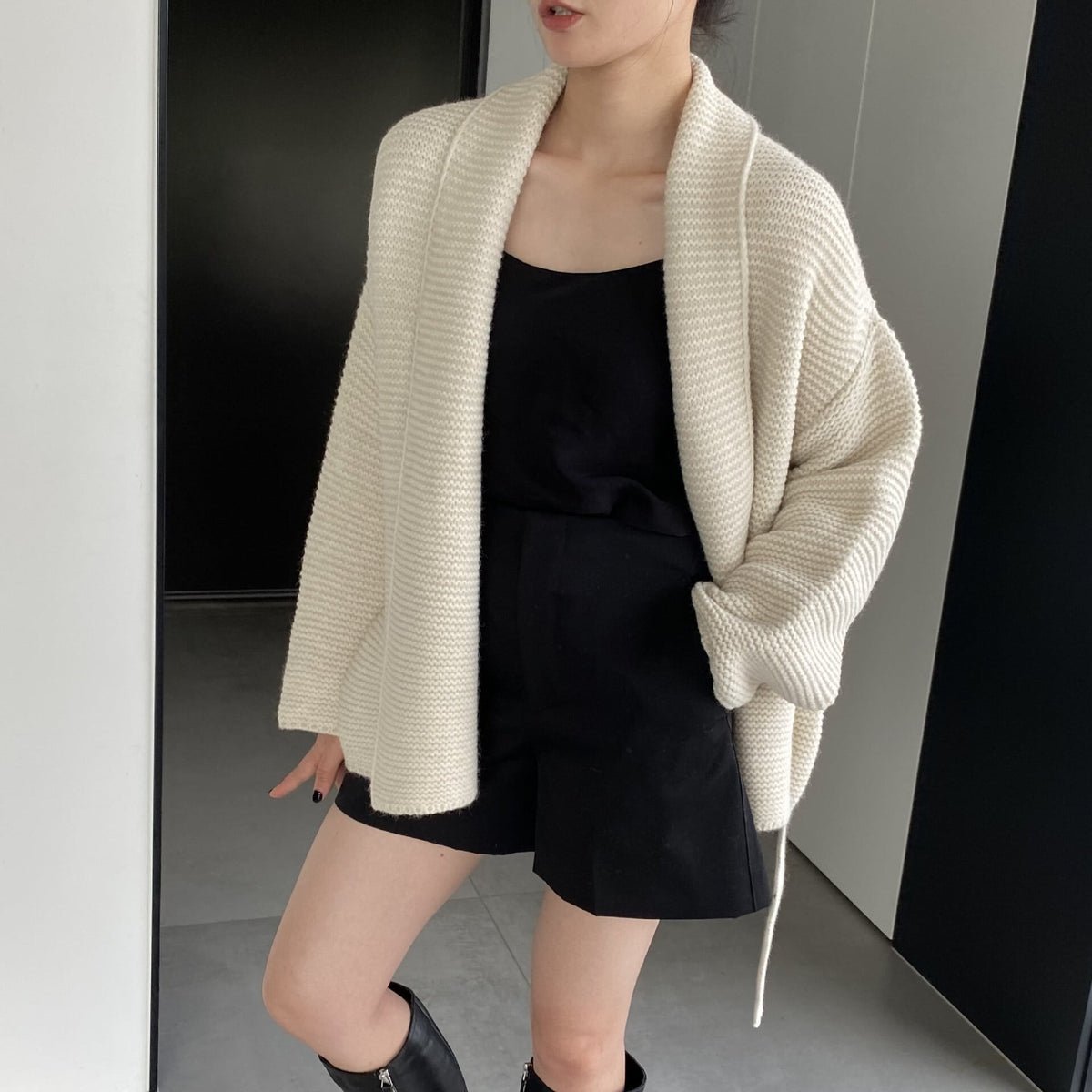【outer】ニットカーデ　M18733