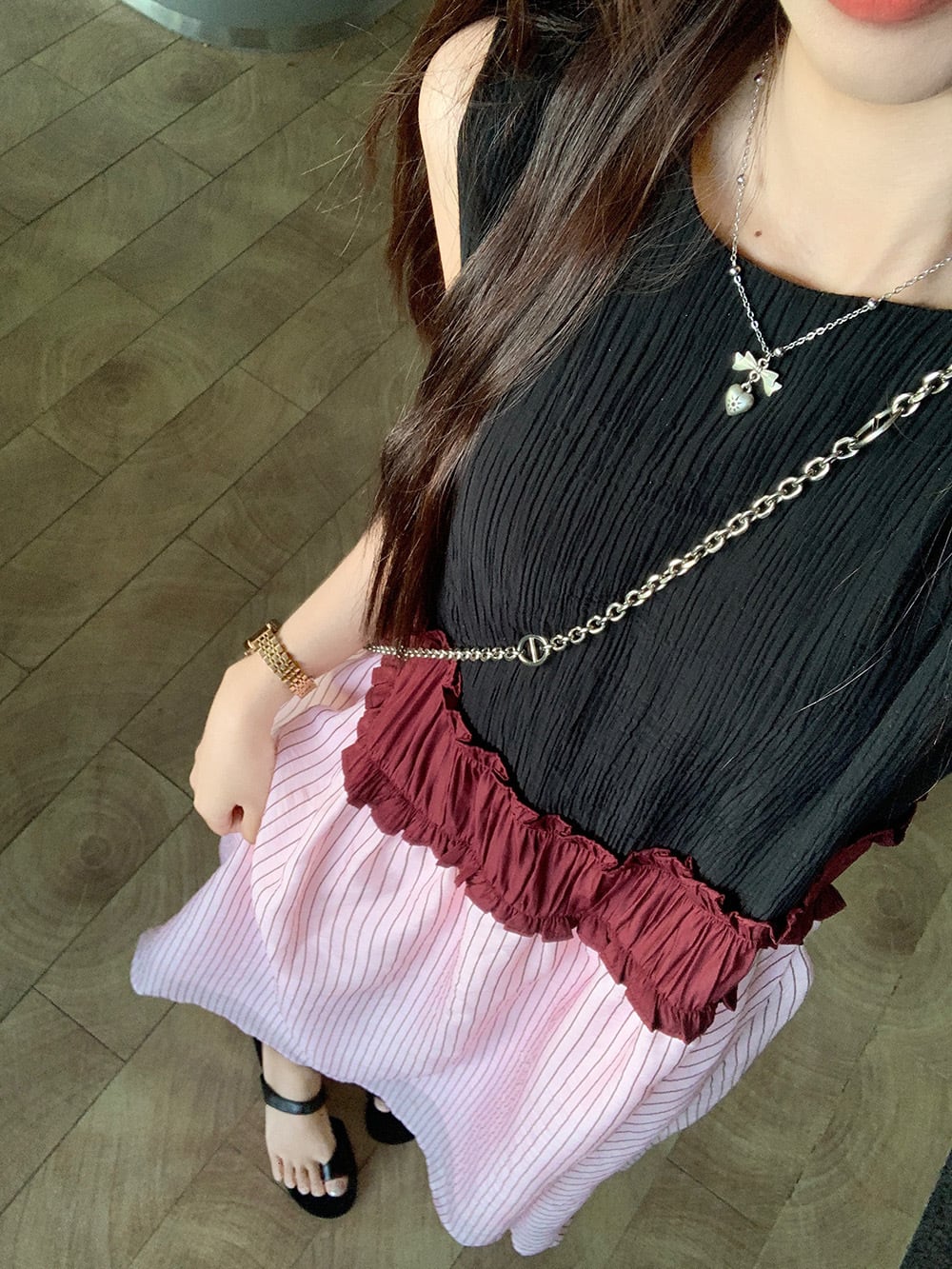 【dress】ノースリーブワンピース　M24340