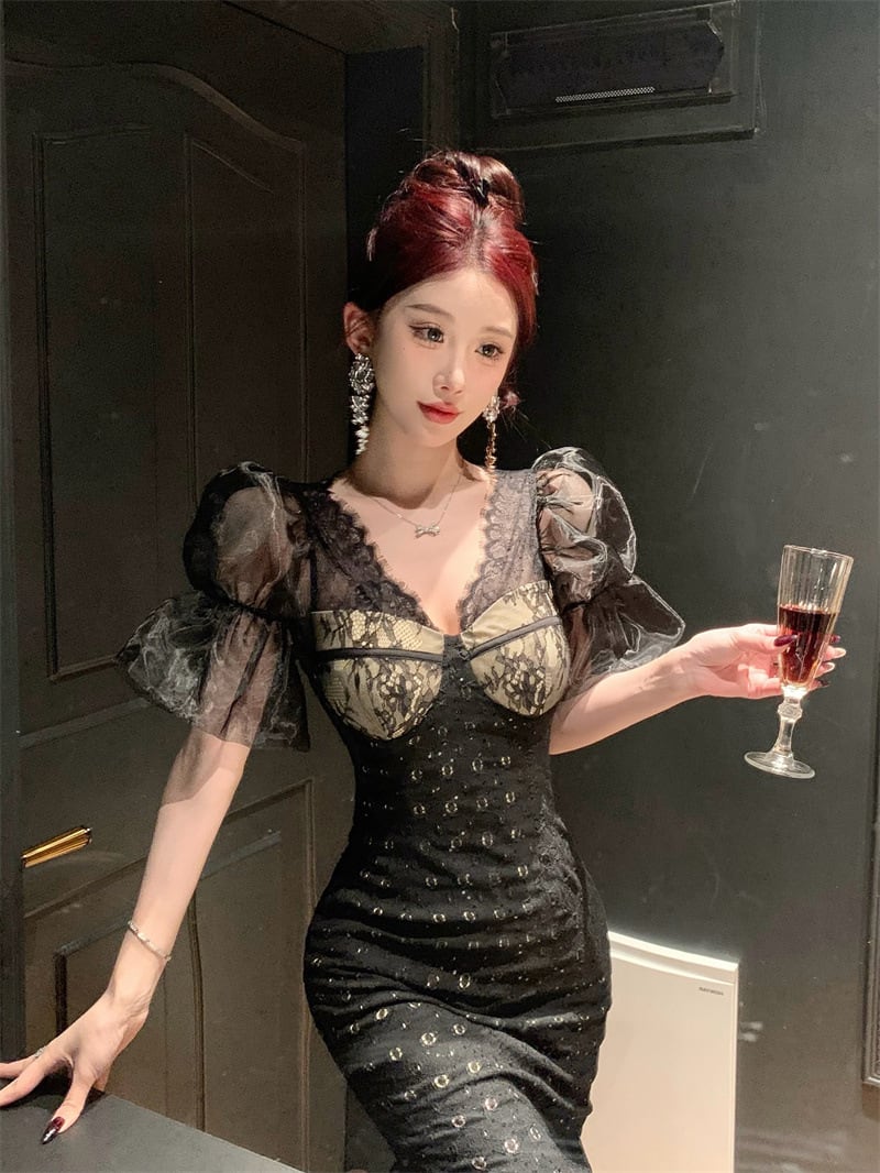 【dress】マーメイドワンピース　M24588