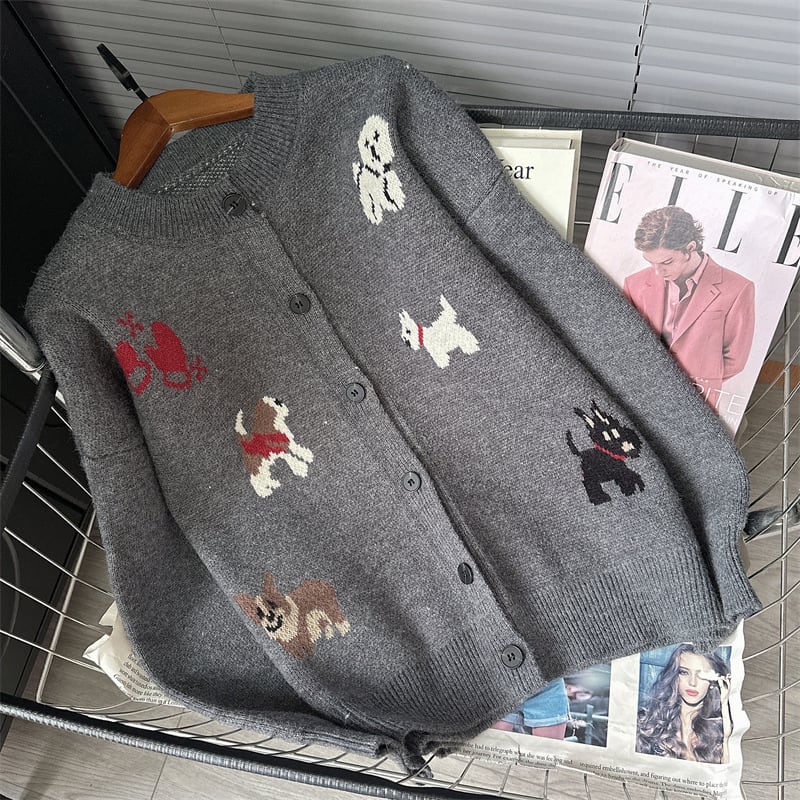 【outer】ニットカーデ　M25843