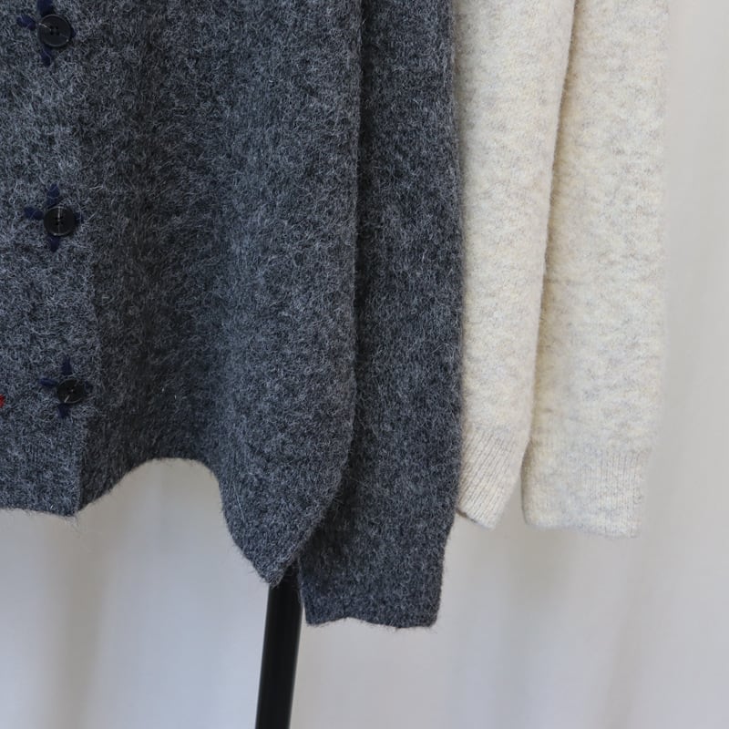 【outer】Vネックニットカーデ　M25377