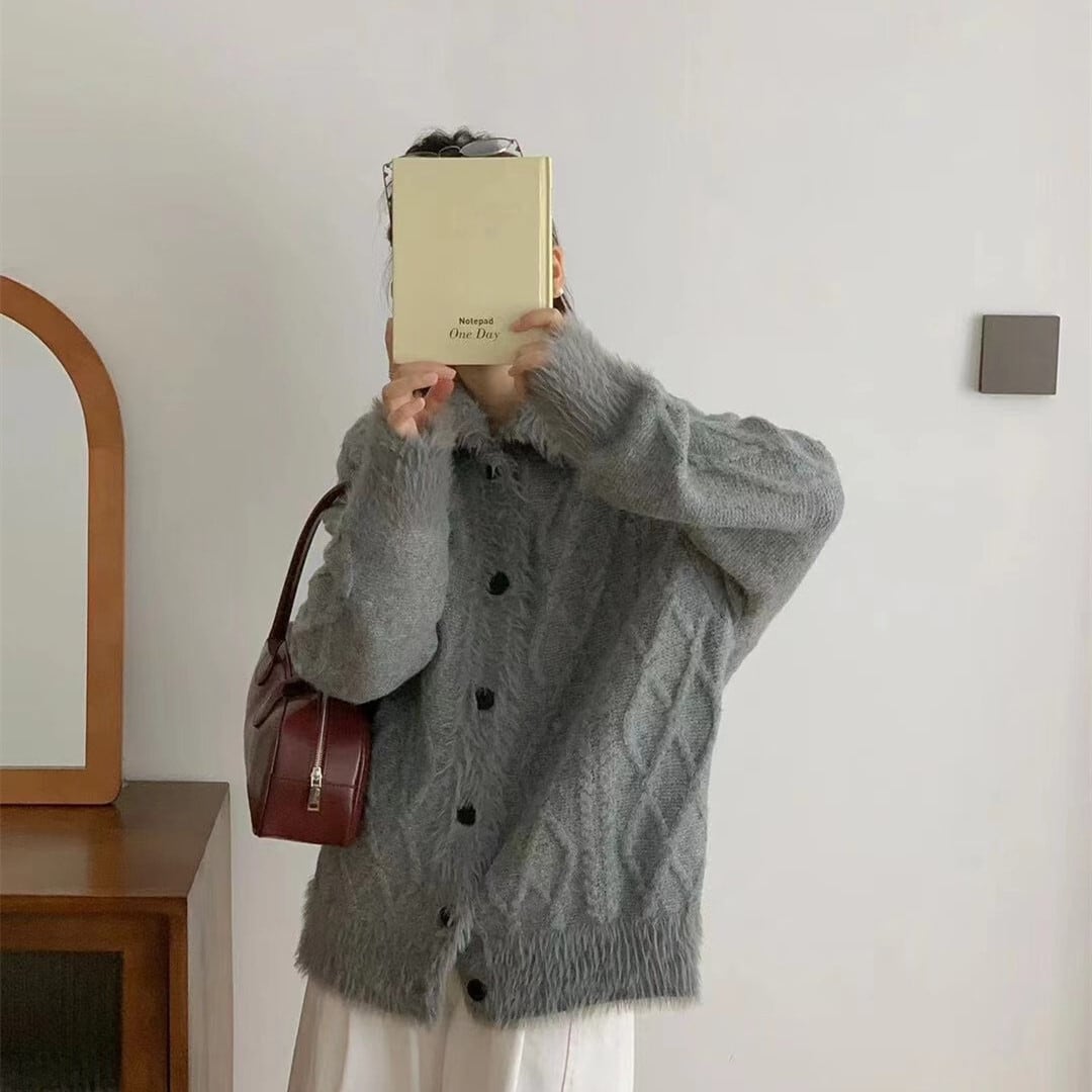 【outer】ニットカーデ　M27352