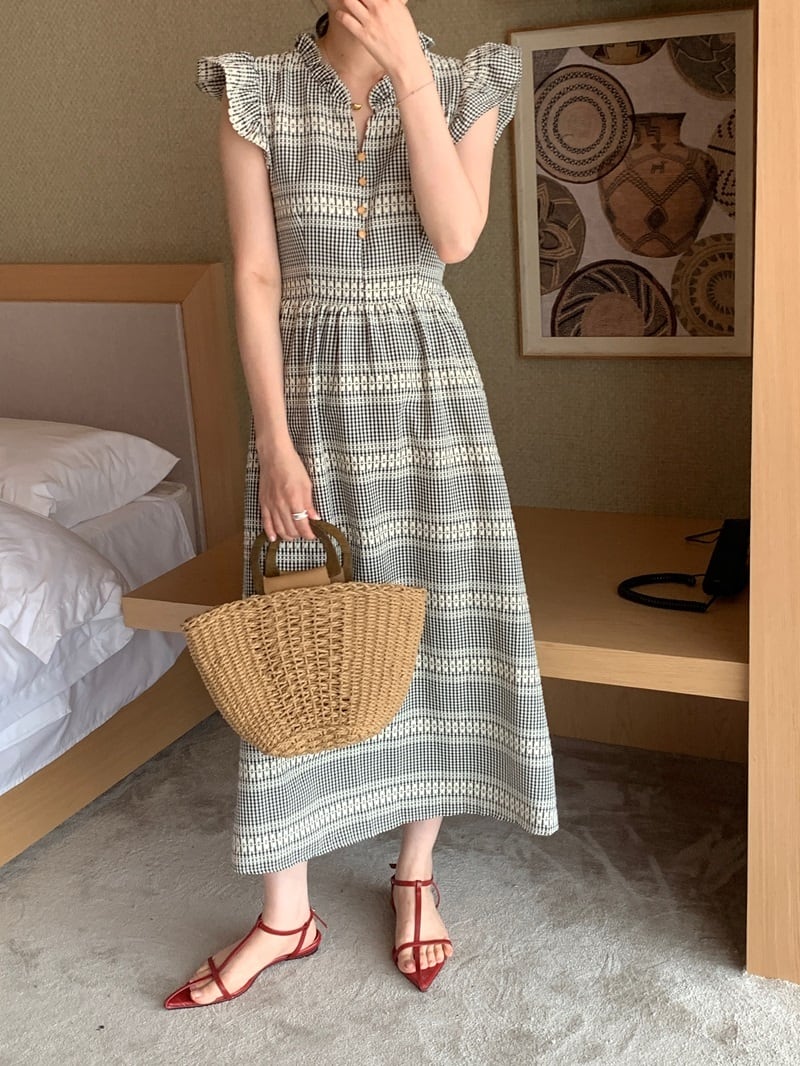 【dress】フリルワンピース　M24461