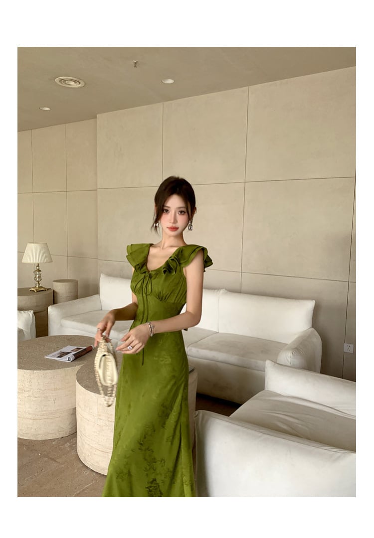 【dress】フリルワンピース　M24647