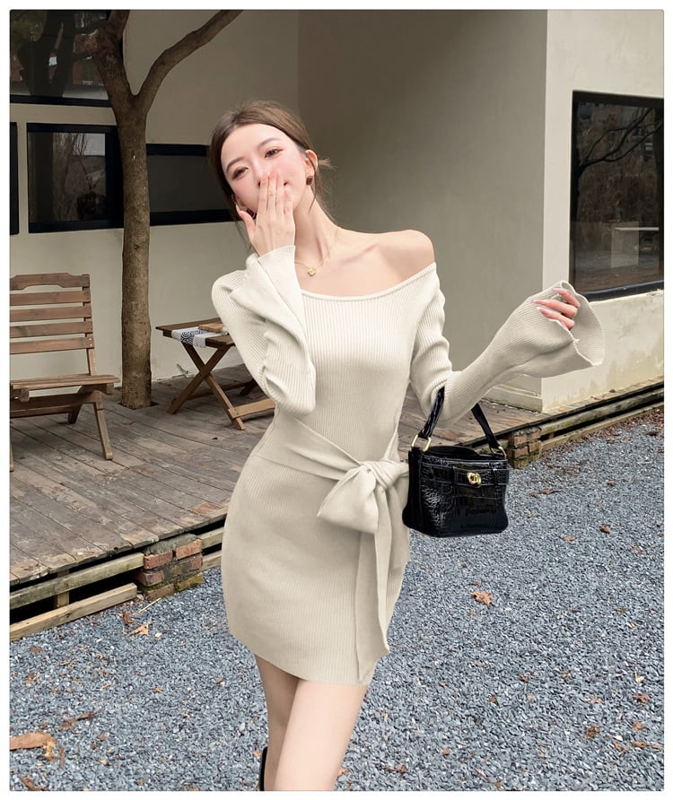 【dress】ニットワンピース　M26415